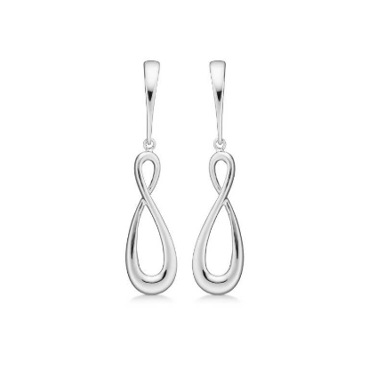 Billede af Mads Z "Endless" øreringe sølv