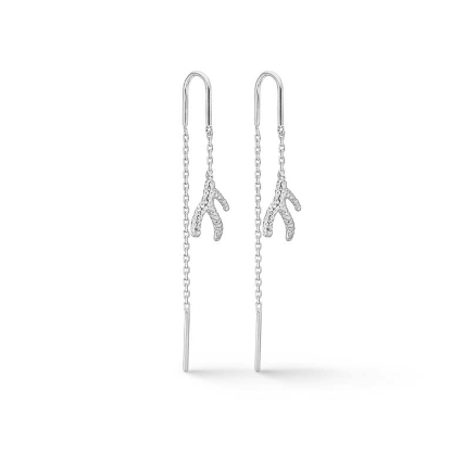 Billede af Studio Z "Reef Essence" øreringe sølv