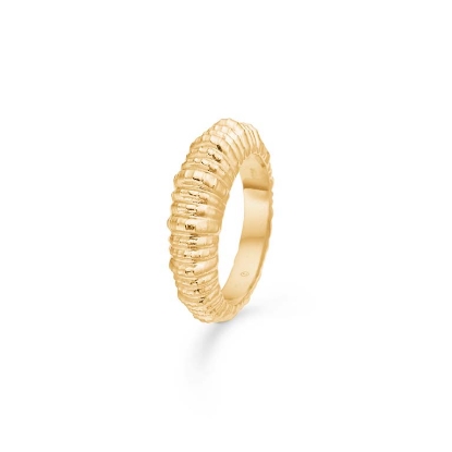 Billede af Studio Z "Seashell Secrets" ring forgyldt sølv (str. 50-60)