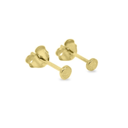 Billede af Classic by Pind ørestik sølv forgyldt