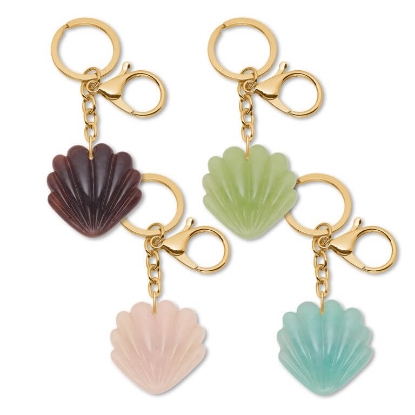 Billede af Studio Z Nøglering (musling) - 1 stk.