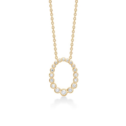 Billede af Mads Z "Aurora's Kiss" vedhæng 14 kt. guld m. 0,25 ct. brillanter (ekskl. kæde)