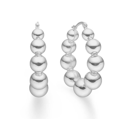 Billede af Mads Z "Biggest Ball" øreringe sølv