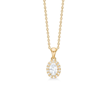 Billede af Mads Z "Stellar" vedhæng 8 kt. guld m. cz (eksl. kæde)