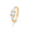 Billede af Mads Z "Trina" ring 8 kt. guld m. cz (str. 50)