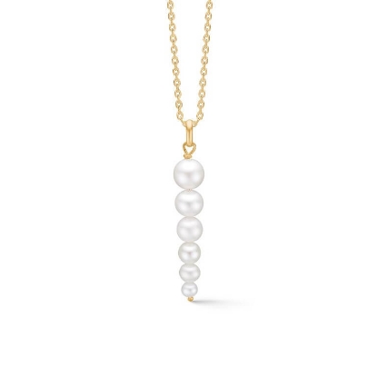 Billede af Mads Z "Ida" vedhæng 8 kt. guld m. kulturperler (ekskl. kæde)