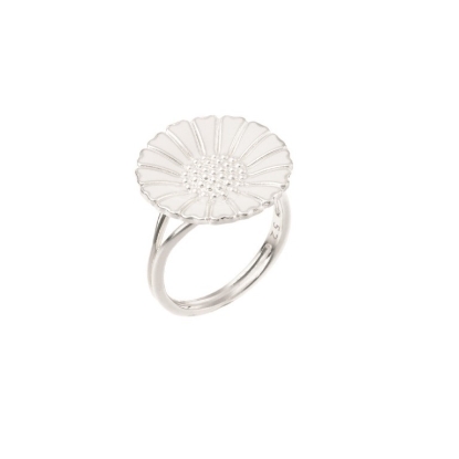 Billede af Lund Copenhagen Marguerit ring 18 mm sølv (str. 54)