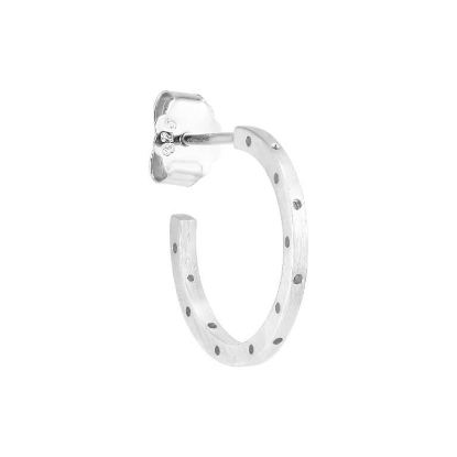 Billede af Jane Kønig Orbis Hoop ørering sølv (1 stk.)