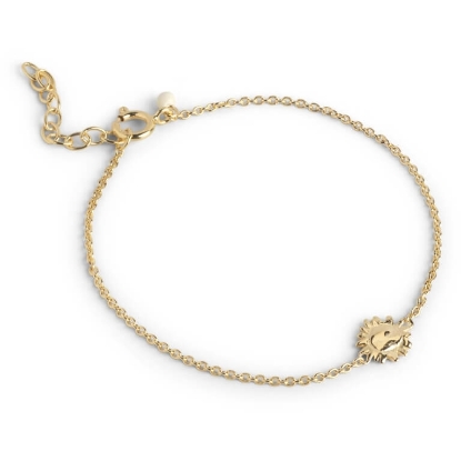 Billede af ENAMEL Copenhagen Sunshine armbånd forgyldt sølv (15+3cm)