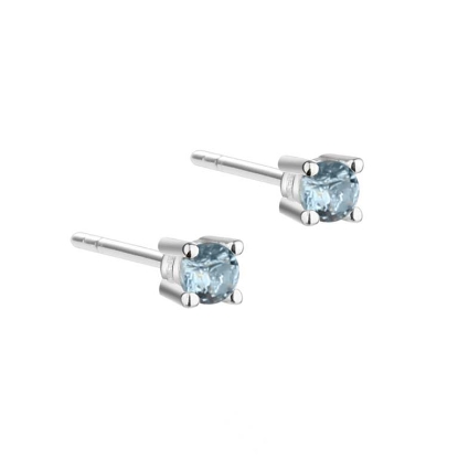 Billede af Aqua Dulce Big Kaya Sky øreringe sølv m. cz