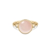 Billede af Julie Sandlau Prime Milky Rose ring forgyldt sølv med krystal cz (str. 60)