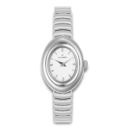 Billede af Mockberg Belle Oval Steel dameur stål 23mm 3bar