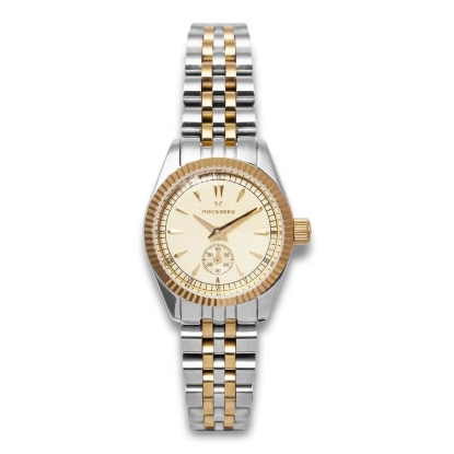 Billede af Mockberg Royal BIC dameur stål gulddoublé safirglas 28mm 10bar