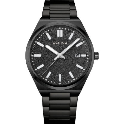 Billede af Bering Classic herreur sort stål 39mm safirglas 5ATM