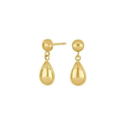 Billede af Nordahl Andersen dråbe ørehængere 8 karat guld
