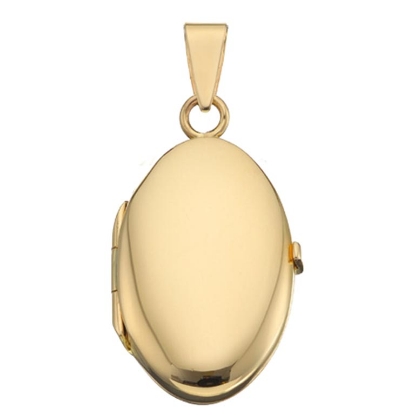 Billede af Medaljon oval 17*25 blank 8 kt.