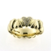 Billede af Ring med hjerter isat 12 brillianter a 0,01 w/vs. 8 kt. 
