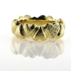 Billede af Ring med hjerter isat 12 brillianter a 0,01 w/vs. 8 kt. 