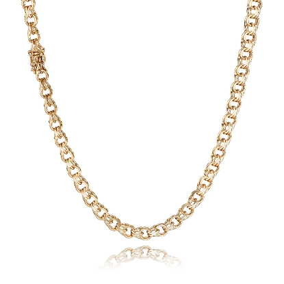 Billede af Kæde bismark 14kt bredde 7,50mm 45cm