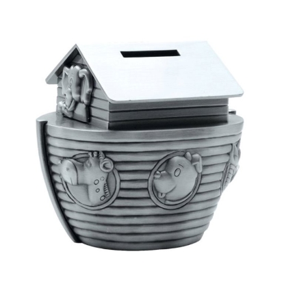 Billede af Nordahl Andersen sparebøsse fortinnet Noahs ark 