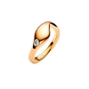 Billede af Maria Black Dolphin ring forgyldt sølv m. cz (str. 62)
