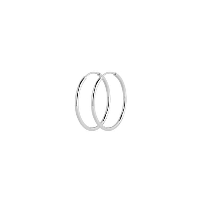 Billede af Maria Black 'Senorita Hoops' øreringe sølv - 20 mm
