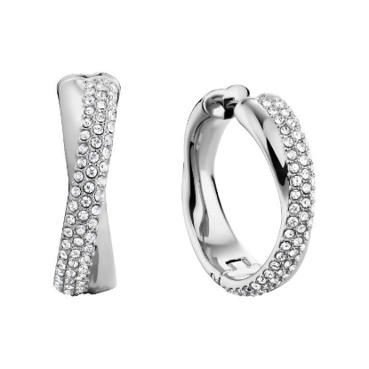 Billede af Bering Arctic Symphony øreringe poleret stål m. cz