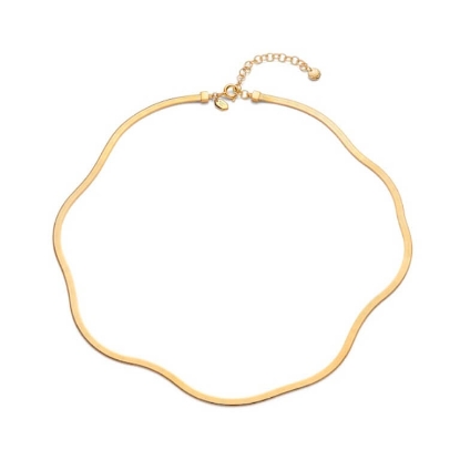 Billede af Maria Black 'Mio Chain' halskæde forgyldt sølv (40-45 cm)