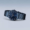 Billede af Bering Classic herreur blå titanium lænke safirglas dato 39mm 5ATM