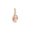 Billede af Julie Sandlau Ofelia Peach Morganite vedhæng forgyldt sølv m. cz
