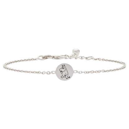 Billede af Nordahl Andersen børnearmbånd sølv m. Mumi (15+4 cm)