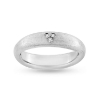 Billede af Ring 3* 0,01 w/vs i hjerte 14 kt. hvg.