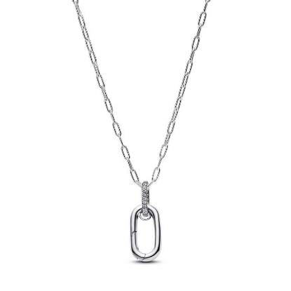 Billede af Pandora Ledvedhæng halskæde sølv m. cz (50 cm)