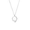 Billede af Aqua Dulce Sela Pearl halskæde sølv m. fvp (42+4 cm)