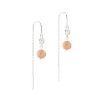 Billede af Aqua Dulce Sunella Earthread øreringe sølv m. sunstones
