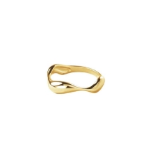 Billede af Aqua Dulce Minara ring forgyldt sølv (str. 54)