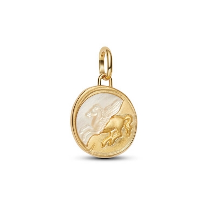 Billede af Pandora Pegasus Medaljon charm forgyldt metalblanding