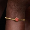 Billede af Pandora Disney Skønheden og Udyret Fortryllet Rose slangekædearmbånd forgyldt metalblanding (18 cm)