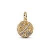 Billede af Pandora Krydsende Pile Medaljon charm forgyldt metalblanding m. cz