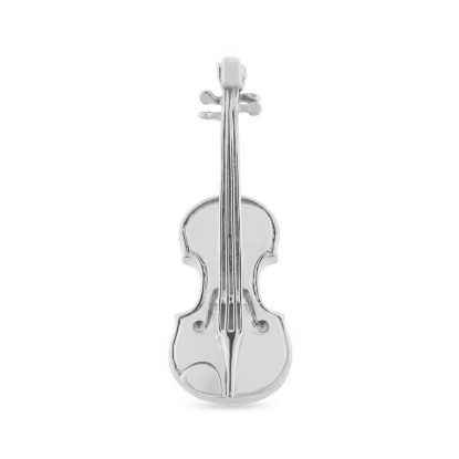Billede af Vedhæng Violin, lg. 33 mm. skjult øsken 14 kt. hvg.