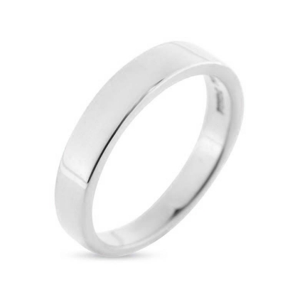 Billede af Ring firkantet profil (str. 60-69) 925 s.