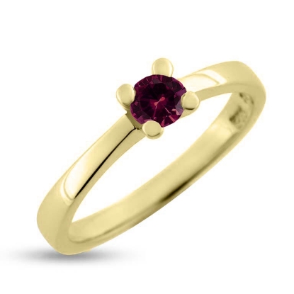 Billede af Dream Delux ring m. ægte rubin 0,15 ct. 14 kt. 