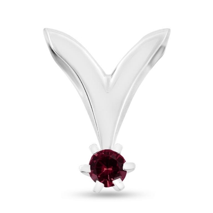 Billede af Dream vedhæng med rubin 0,10 ct. i 14 kt hvg