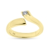 Billede af "Embrace" Ring i 8 kt. m. diamant 0,09 w/vs