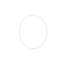 Billede af Julie Fina Sandlau halskæde rhodineret sølv m. cz (40 cm)
