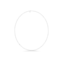 Billede af Julie Sandlau Fina halskæde rhodineret sølv m. cz (50 cm)