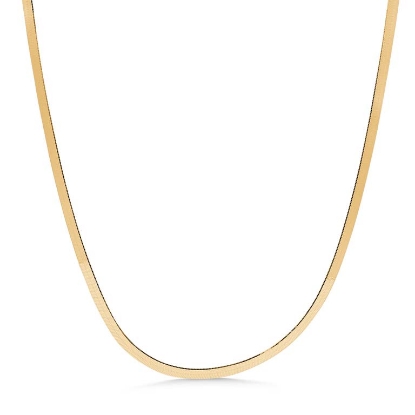 Billede af Studio Z "Cobra Small" halskæde forgyldt sølv (40-45 cm)