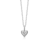 Billede af Studio Z "Amour Heart" halskæde sølv (40-45 cm)