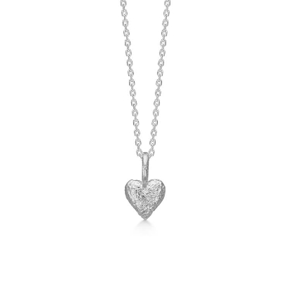 Billede af Studio Z "Amour Heart" halskæde sølv (40-45 cm)