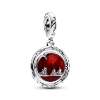 Billede af Pandora Stranger Things Selvlysende Upside Down charm sølv m. emalje